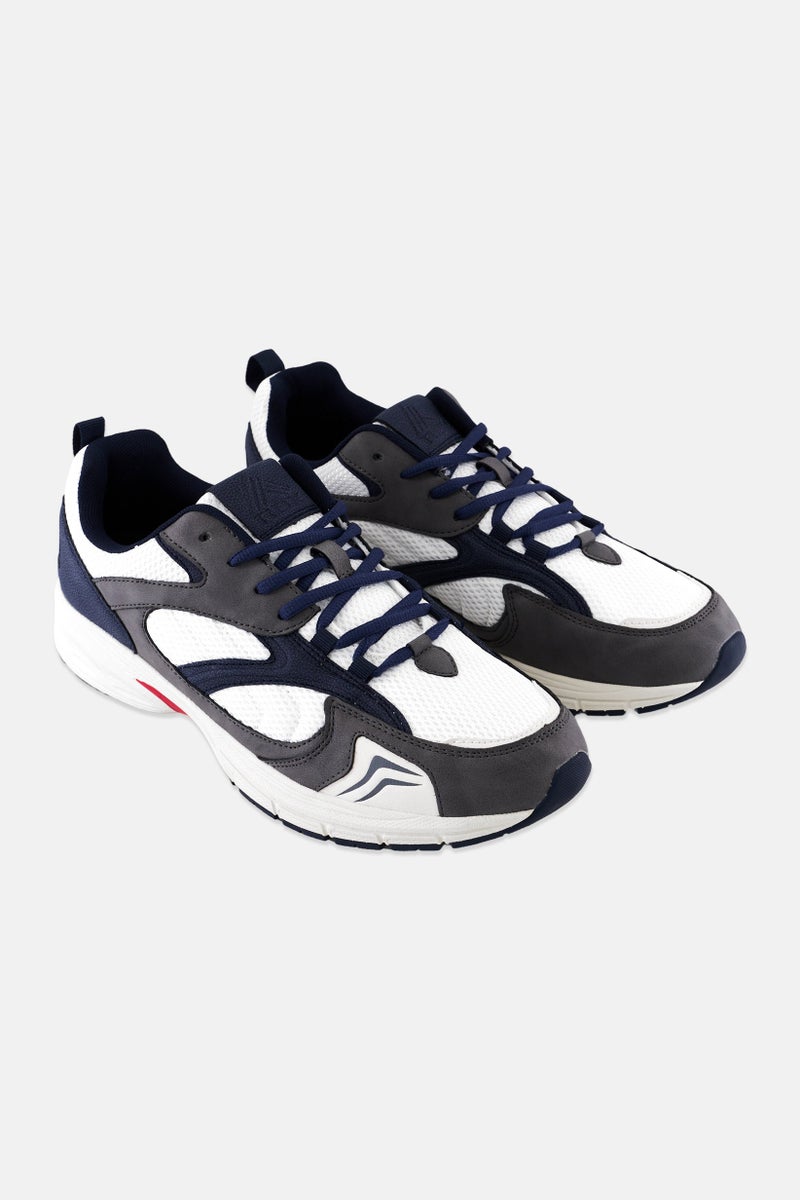 RBX Men Textile Upper Lace Up Shoes, White - Image 1