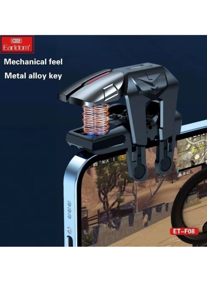 Earldom ET-F08 Mobile Game Trigger Controller Shoot Fire Button For Smartphone iOS And Android - Image 2