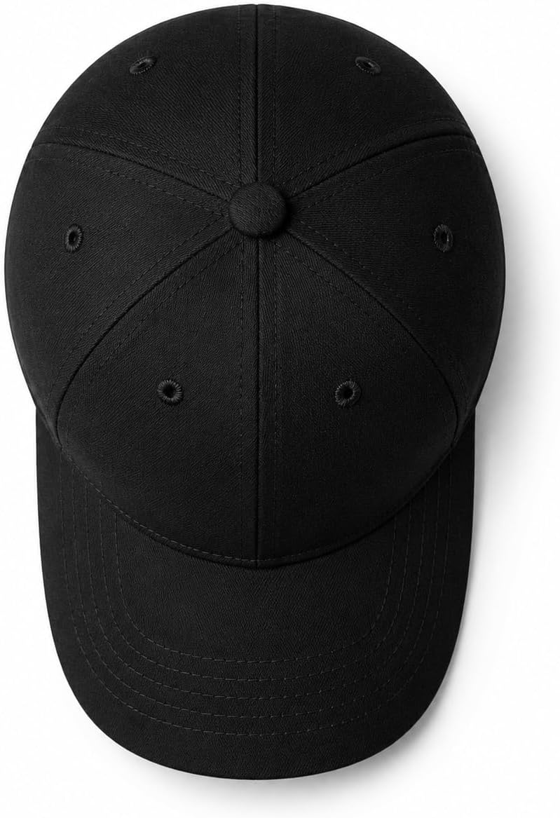ALKAYAN Classic Plain Baseball Cap – Unisex Adjustable Strapback Hat for Men & Women ... - Image 4