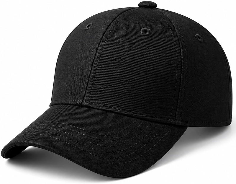 ALKAYAN Classic Plain Baseball Cap – Unisex Adjustable Strapback Hat for Men & Women ... - Image 1