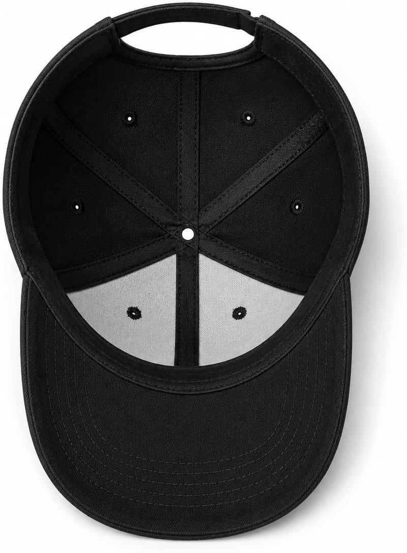 ALKAYAN Classic Plain Baseball Cap – Unisex Adjustable Strapback Hat for Men & Women ... - Image 5