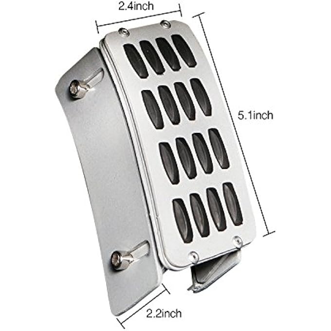 Wrangler JK Gas Pedal Extender Cover Adjustable Driver Footrest Accelerator Higher Pedals Pad Covers Interior Accessories for Jeep Wrangler JK & Unlimited 2007-2018 - Image 5