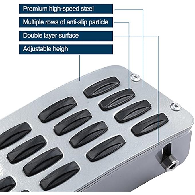 Wrangler JK Gas Pedal Extender Cover Adjustable Driver Footrest Accelerator Higher Pedals Pad Covers Interior Accessories for Jeep Wrangler JK & Unlimited 2007-2018 - Image 4