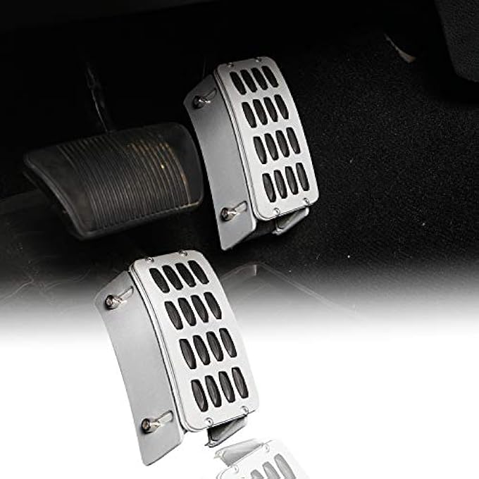 Wrangler JK Gas Pedal Extender Cover Adjustable Driver Footrest Accelerator Higher Pedals Pad Covers Interior Accessories for Jeep Wrangler JK & Unlimited 2007-2018 - Image 1