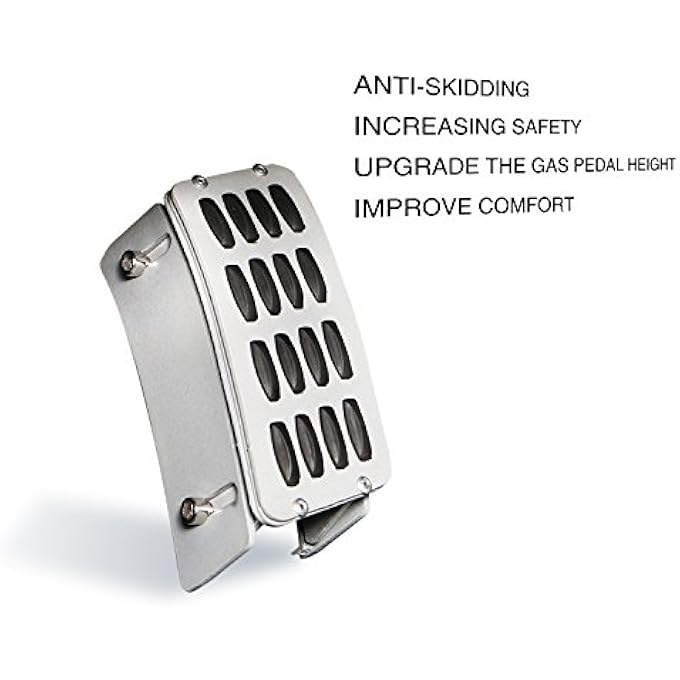 Wrangler JK Gas Pedal Extender Cover Adjustable Driver Footrest Accelerator Higher Pedals Pad Covers Interior Accessories for Jeep Wrangler JK & Unlimited 2007-2018 - Image 3