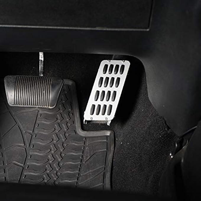 Wrangler JK Gas Pedal Extender Cover Adjustable Driver Footrest Accelerator Higher Pedals Pad Covers Interior Accessories for Jeep Wrangler JK & Unlimited 2007-2018 - Image 2