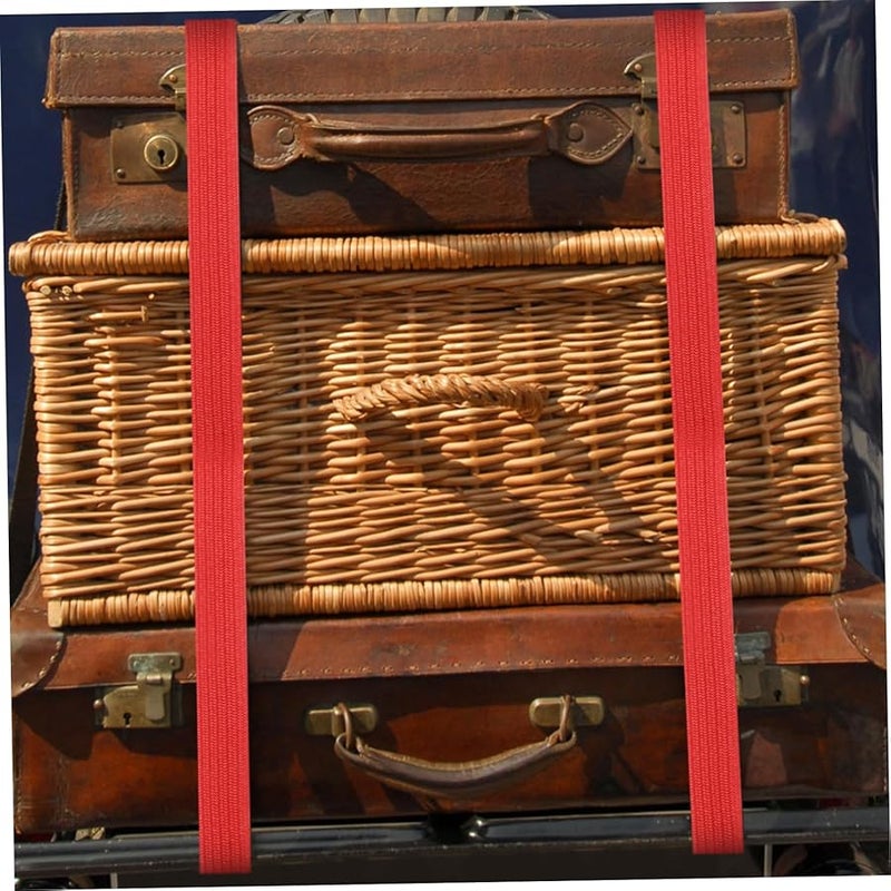 Red Bungee Cords with Hooks Heavy Duty Elastic Straps for Motorcycle Bike Rack Outdoor Use - Image 5