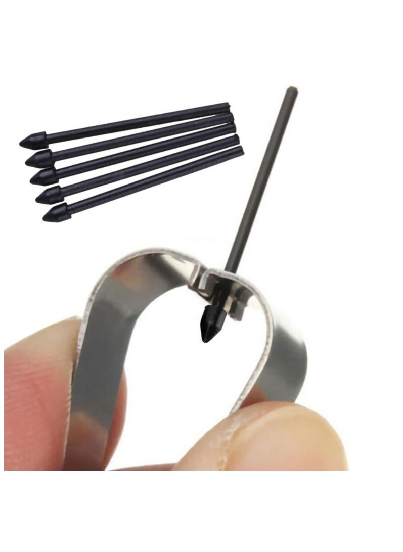 5 Pack Touch Stylus S Pen Replacement Tips For Samsung Galaxy Tab S6 Lite S6/S7/S7+/Note 10/Note 20 Black  - Image 3