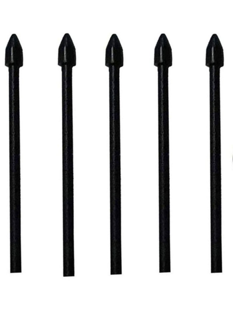 5 Pack Touch Stylus S Pen Replacement Tips For Samsung Galaxy Tab S6 Lite S6/S7/S7+/Note 10/Note 20 Black  - Image 2