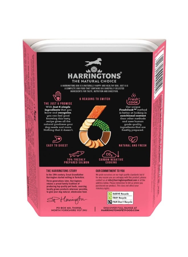 Harringtons Just 6 Salmon Grain Free Adult Wet Dog Food 380g - Image 2