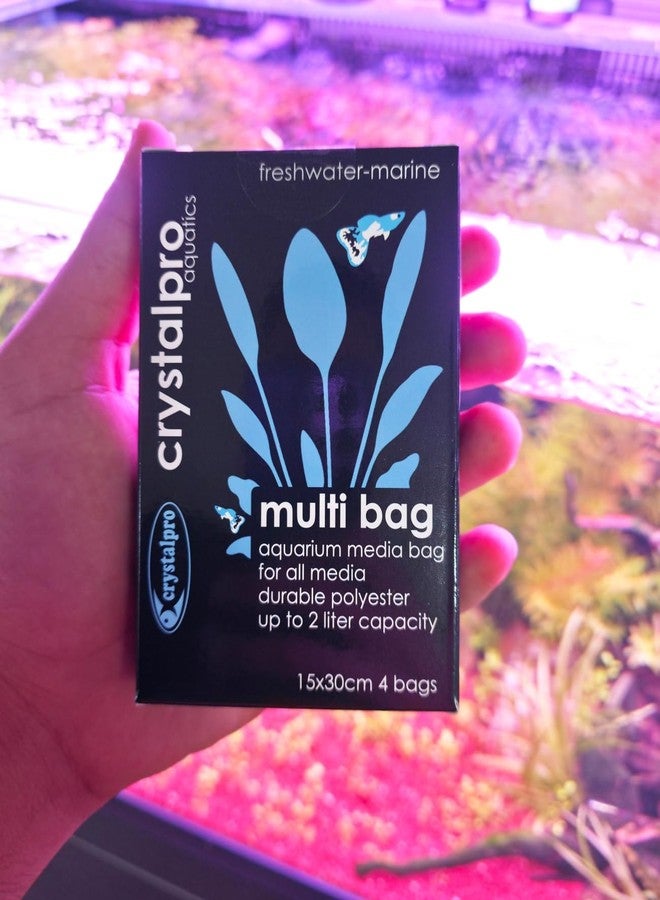 crystalpro Multi Bag - Aquarium Filter Media Bags - 4pcs (6" x 12") - Image 2