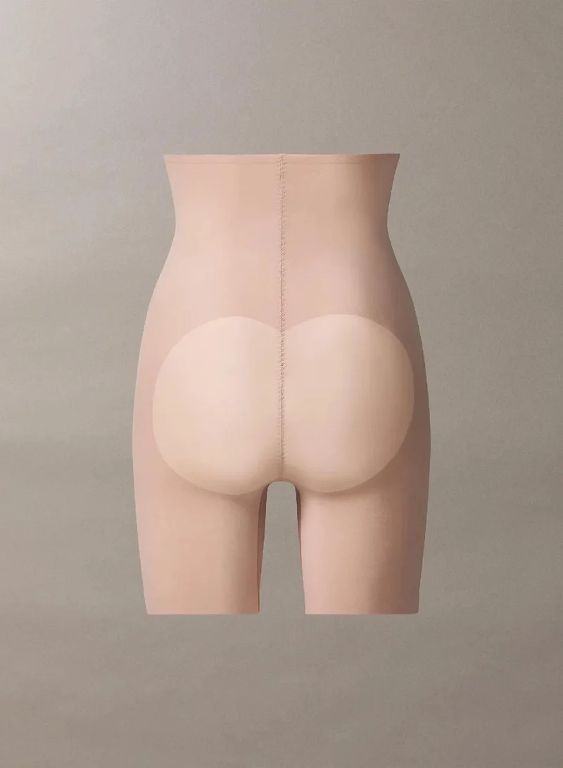 Calvin Klein Cedar High Waisted Shapewear Shorts - Stay Put Stretch for Women | Best Price UAE