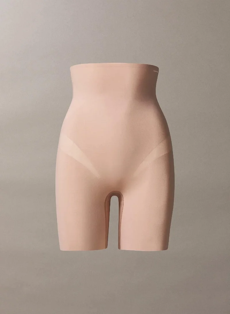 Calvin Klein Cedar High Waisted Shapewear Shorts - Stay Put Stretch for Women | Best Price UAE
