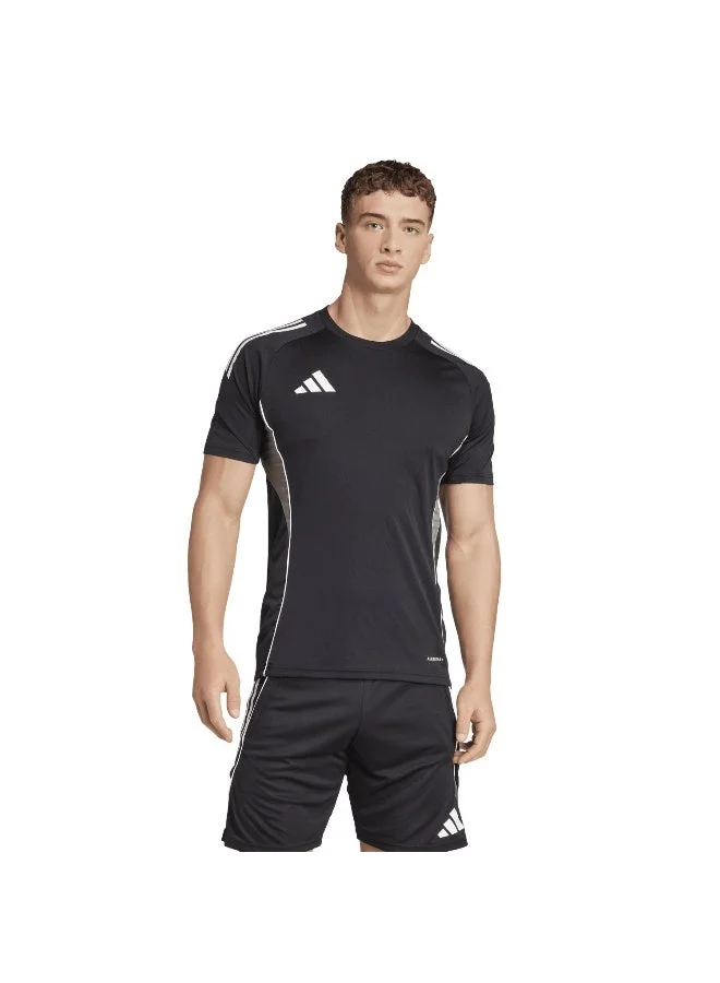 اديداس تيشيرت كرة قدم رجالي أسود مقاس