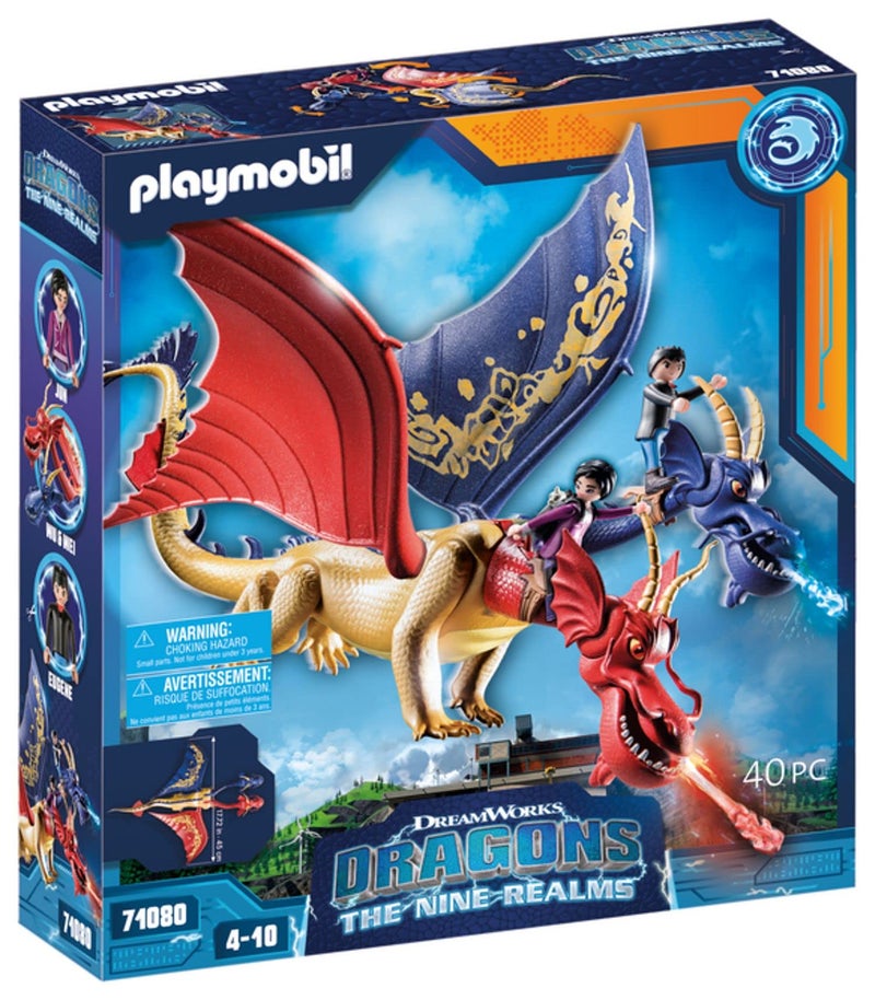 Playmobil لعبة بلايموبيل تنانين تسعة عوالم وو وي جون - Image 4
