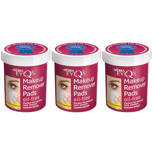 Andrea Eye Qs Oilfree Eye Makeup Remover Pads 65Count Pack of 3 - Image 2