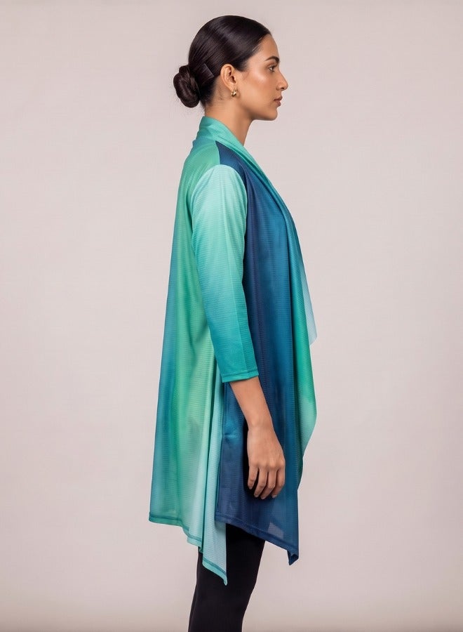 ZAECY Women's Loose-Fit Printed Shrug - Image 3
