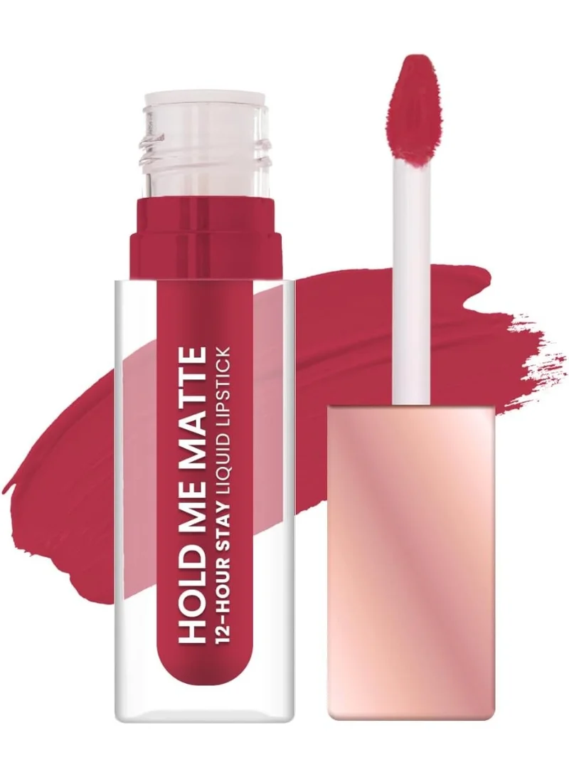 سويس بيوتي Swiss Beauty Hold Me Matte Liquid Lipstick | 12 Hours Stay | Non-Transfer Lipstick | Waterproof Lipstick with Intense Hydration| Shade - Burnt Rose, 4.5ml