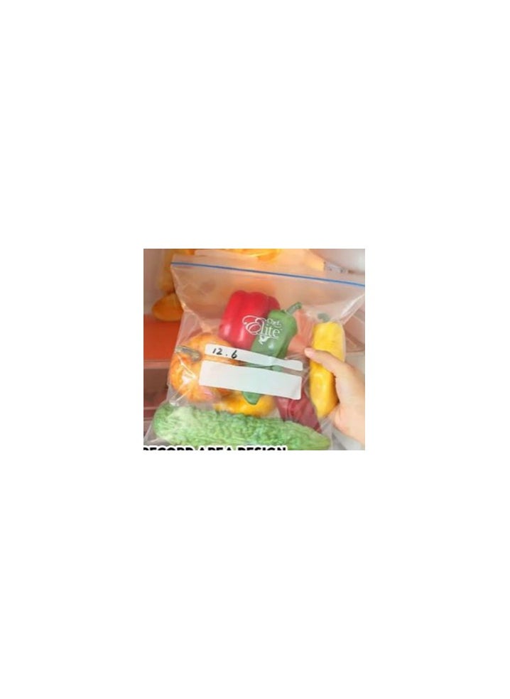 Spaceshoop Clear Resealable Freezer Bag 20pcs Food Storage Beg Plastik  - Image 3