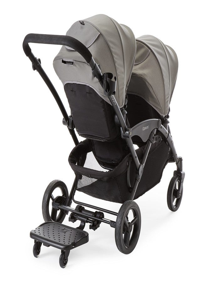 كونتورز لوح التزلج Contours Boogie Board Ride Along Baby Stroller Board، ملحق Gilder Rider للأطفال، متوافق مع موديلات محددة فقط، يدعم الأطفال حتى وزن 48 رطلاً، أسود - Image 4