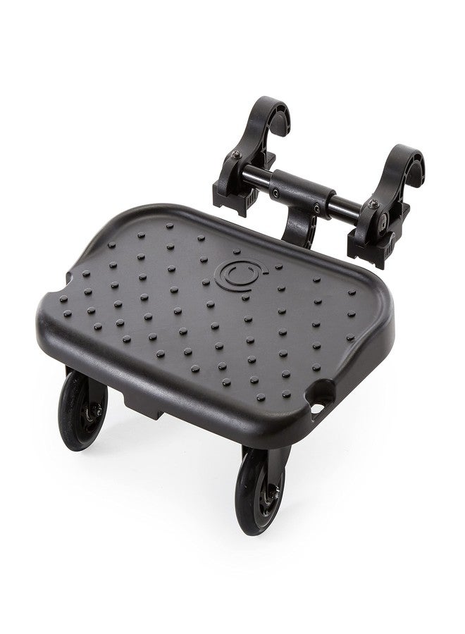 كونتورز لوح التزلج Contours Boogie Board Ride Along Baby Stroller Board، ملحق Gilder Rider للأطفال، متوافق مع موديلات محددة فقط، يدعم الأطفال حتى وزن 48 رطلاً، أسود - Image 1