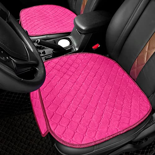 surpassme Comfortable Car Seat Covers Universal Front Seat Coves for Car Accessories with Storage Pockets, Padded Car Interior Covers for Automotive, SUV, Truck, and Van - Image 2