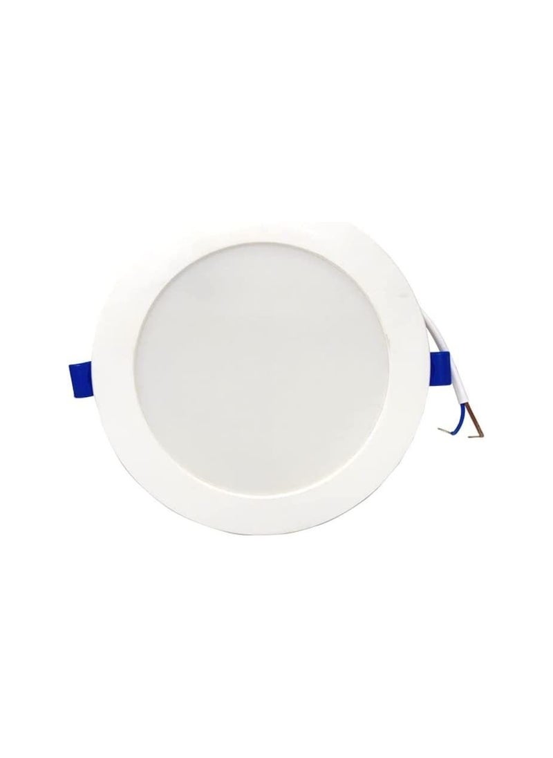 RACO - RACO Orange Electric 12w Led Panal Ceiling Surface Light Round Warm White 3000k - Image 1