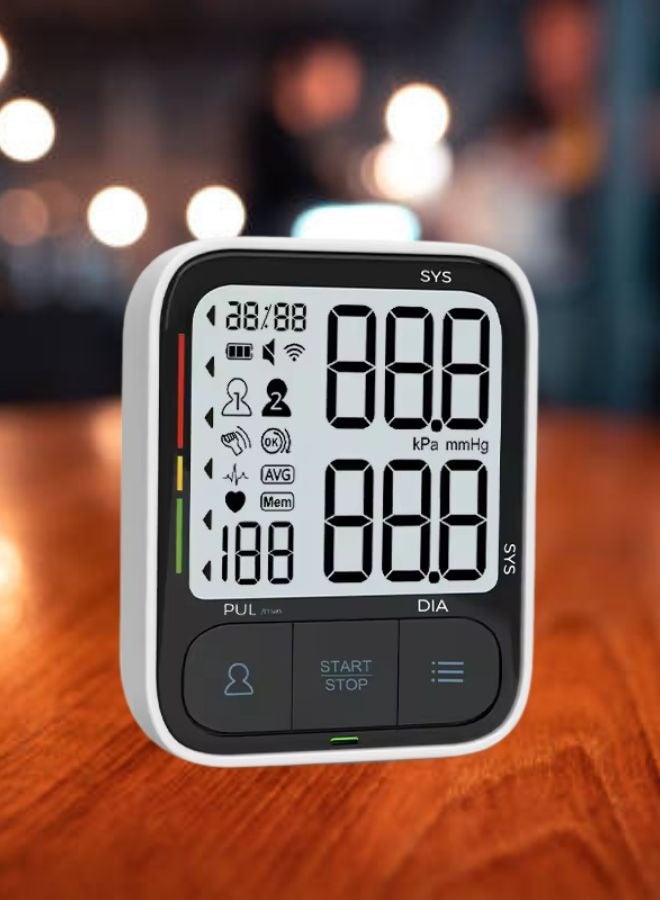 Automatic Digital Portable Wrist Blood Pressure Meter Accurate BP Monitor for Home Use - Image 4