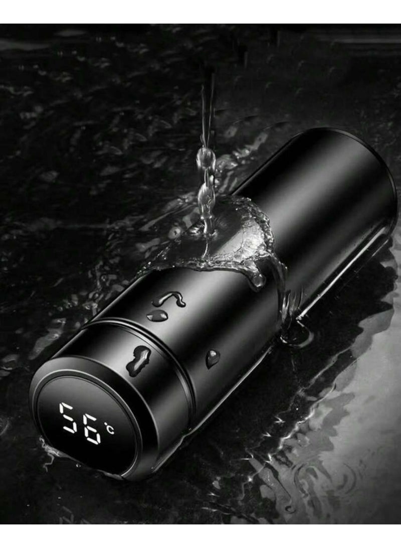 Smart Cup 1pc Double-Layer Stainless Steel Vacuum Flask, Insulated Bottle Suitable For Both Hot And Cold Beverages, Ideal For Various Scenarios Including Personal Use, Family Use, Indoor Sports, Studying, Campus Life, Outdoor Trips, Self-Driving Tours And More - Image 2