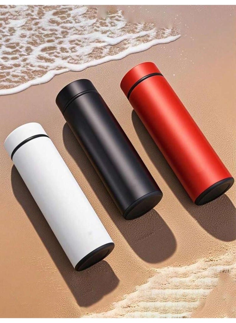 Smart Cup 1pc Double-Layer Stainless Steel Vacuum Flask, Insulated Bottle Suitable For Both Hot And Cold Beverages, Ideal For Various Scenarios Including Personal Use, Family Use, Indoor Sports, Studying, Campus Life, Outdoor Trips, Self-Driving Tours And More - Image 5