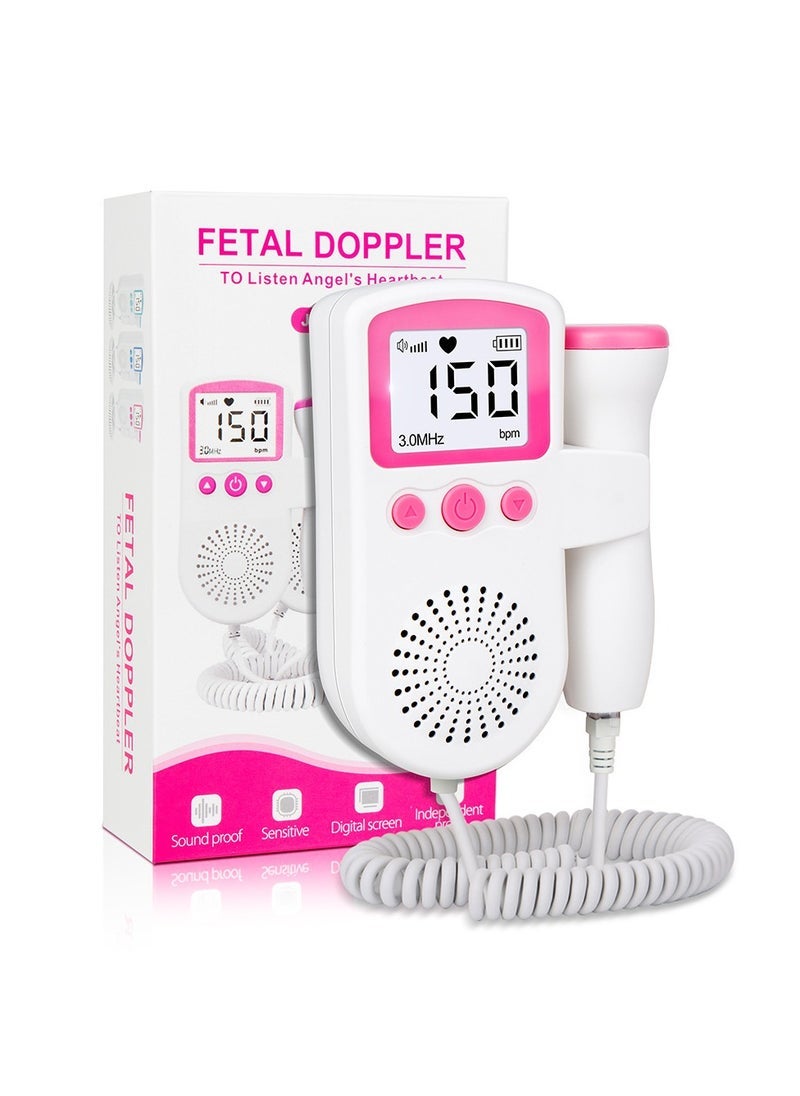 Generic Fetal Heart Rate Monitor, Portable Ultrasound Doppler, with LCD Screen  - Image 1