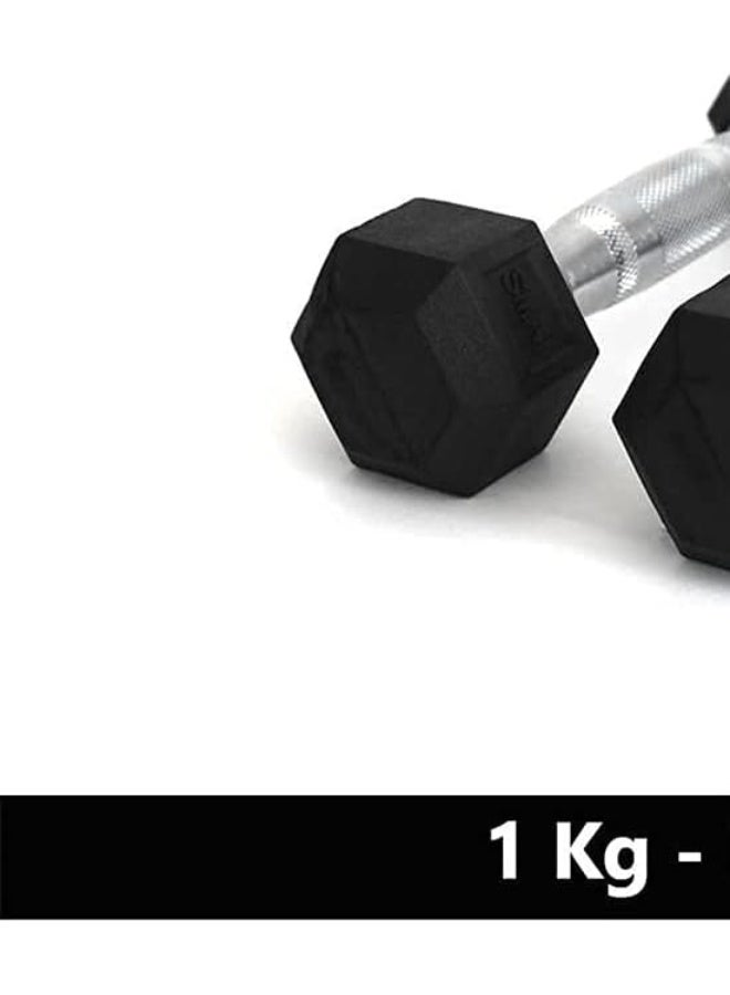 دمبل سداسي وزن 1 كجم - Image 2