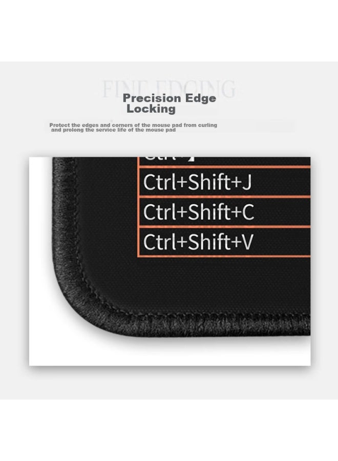 Daryo Daler You Gaming Mouse Pad, Fps Smooth Thickened Precision Edge-locked, Computer Keyboard Office Extra Large Desk Mat, Shortcut Key 800*300*3mm - Image 2