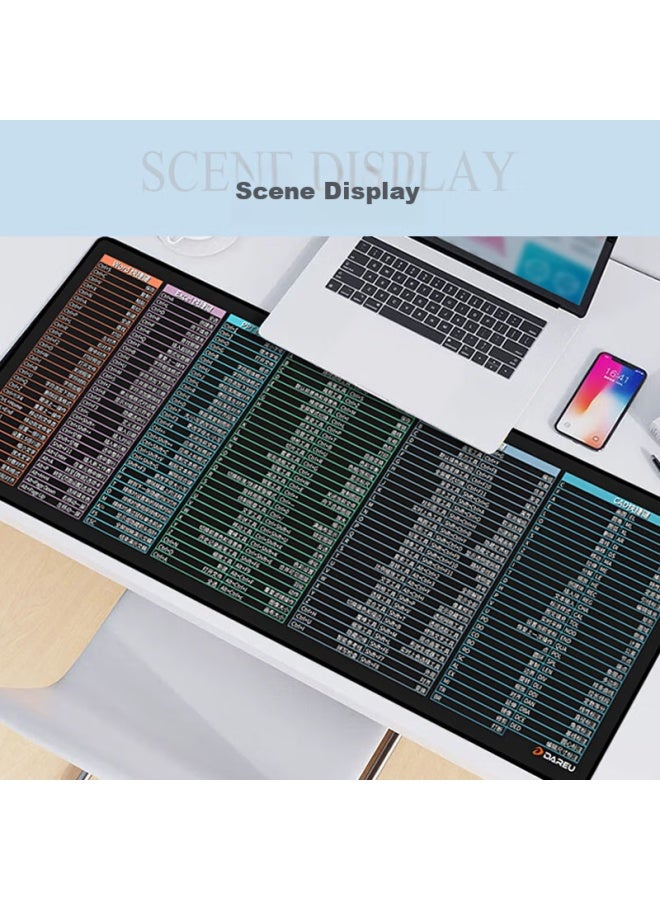 Daryo Daler You Gaming Mouse Pad, Fps Smooth Thickened Precision Edge-locked, Computer Keyboard Office Extra Large Desk Mat, Shortcut Key 800*300*3mm - Image 5