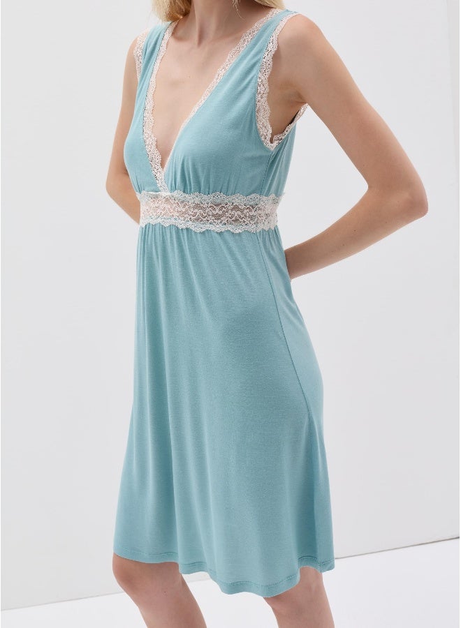 Ovs Sleeveless nightdress with lace - Image 2