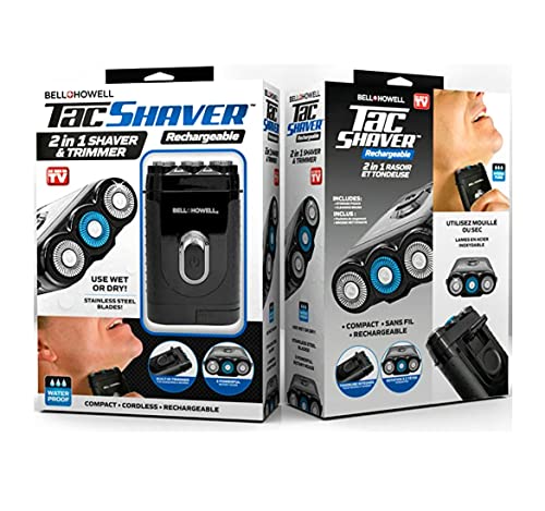 Bell Howell BellHowell TACSHAVER Moustache and Beard Trimmer Shaver Seen On TV Regular - Image 1