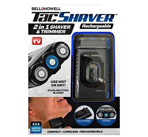Bell Howell BellHowell TACSHAVER Moustache and Beard Trimmer Shaver Seen On TV Regular - Image 3