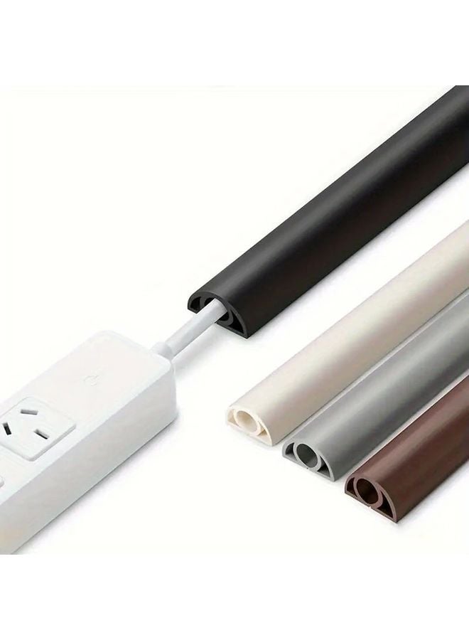 Fire Resistant TPE Cable Conduit 19 69inch Long Black 20 Grooves - Image 2