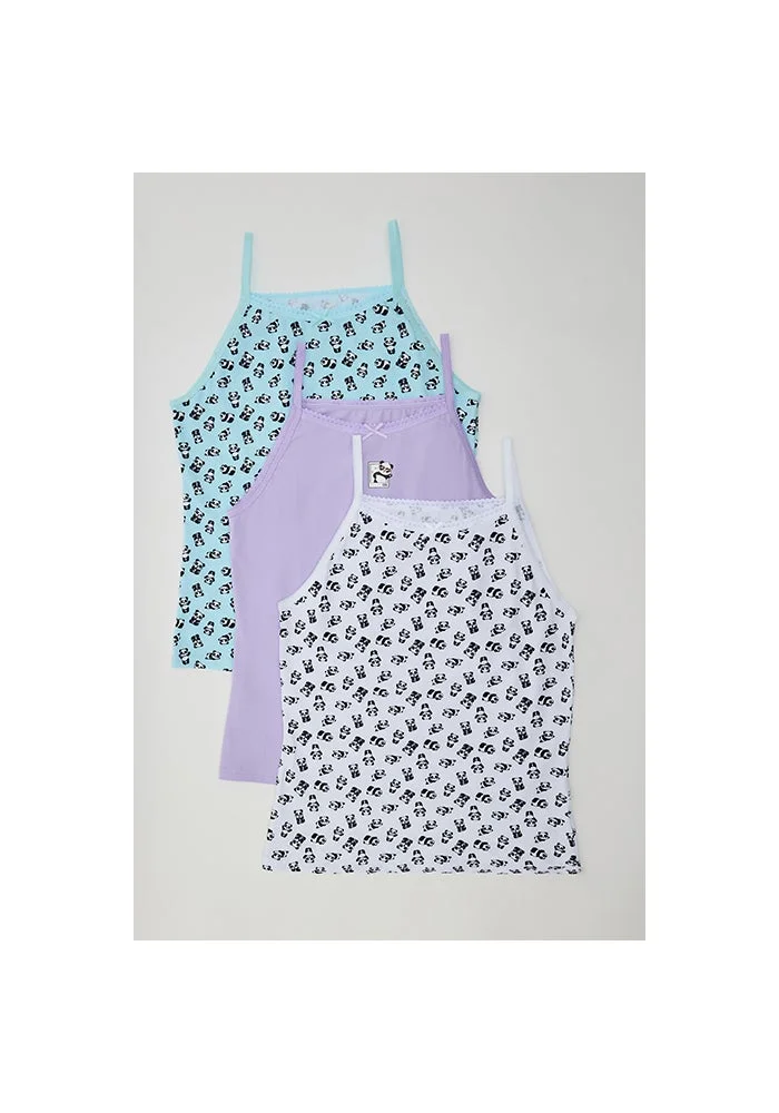 R&b 3 Pack Printed Camisoles