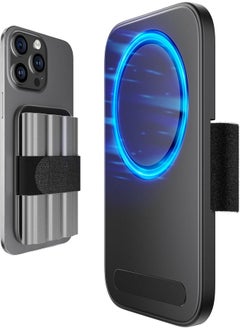 JSAUX JSAUX Magnetic SSD Clip Designed for iPhone 15 Pro & Pro Max, Filming Accessories for Recording ProRes to SSD & M.2, with Adjustable Velcro Strap and Powerful Magnet to Hold External Storage-Basic 