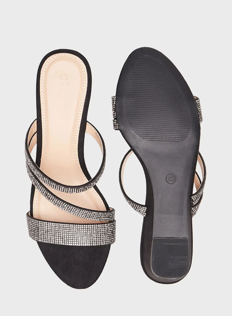Celeste Multi Strap Wedge Sandals