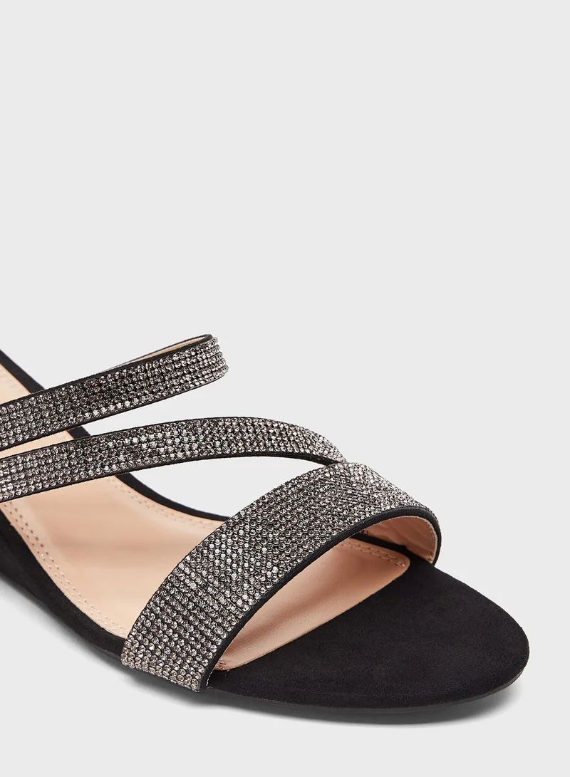 Celeste Multi Strap Wedge Sandals