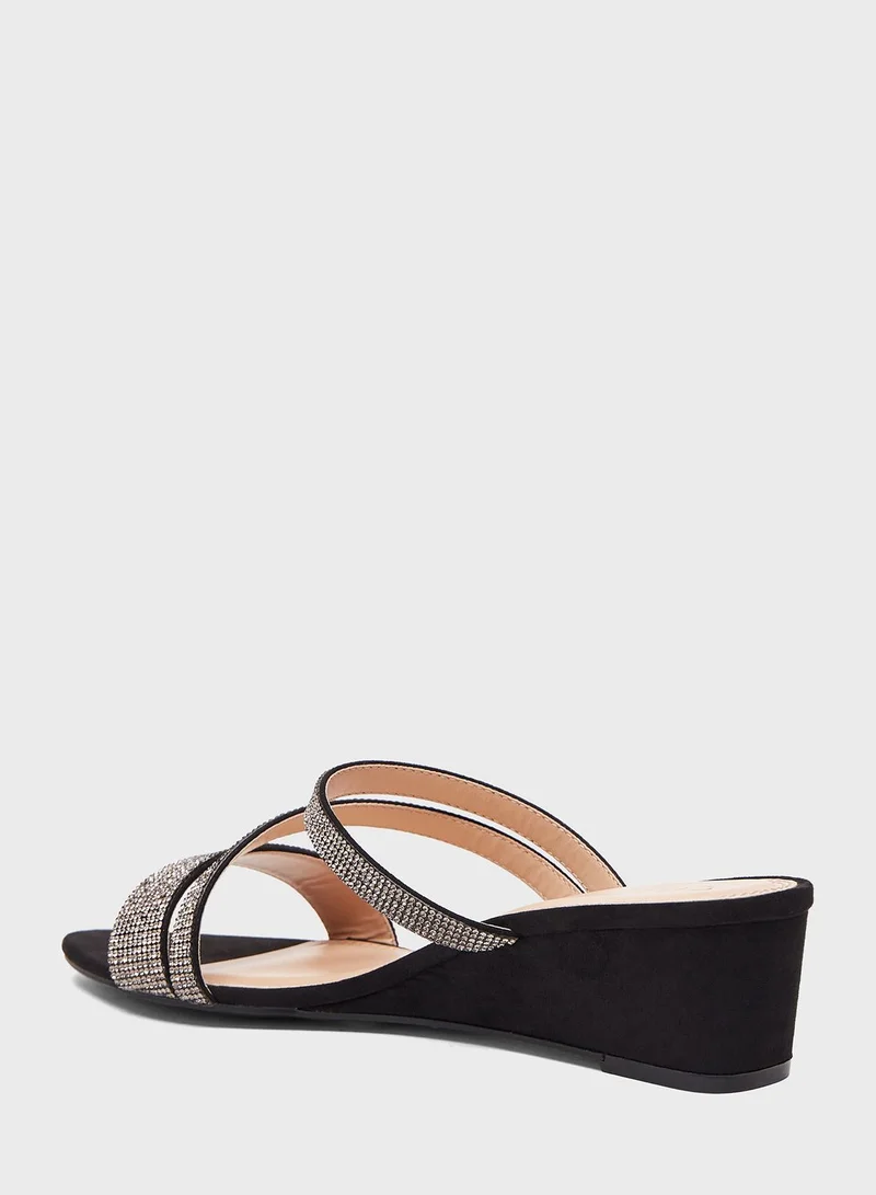 Celeste Multi Strap Wedge Sandals