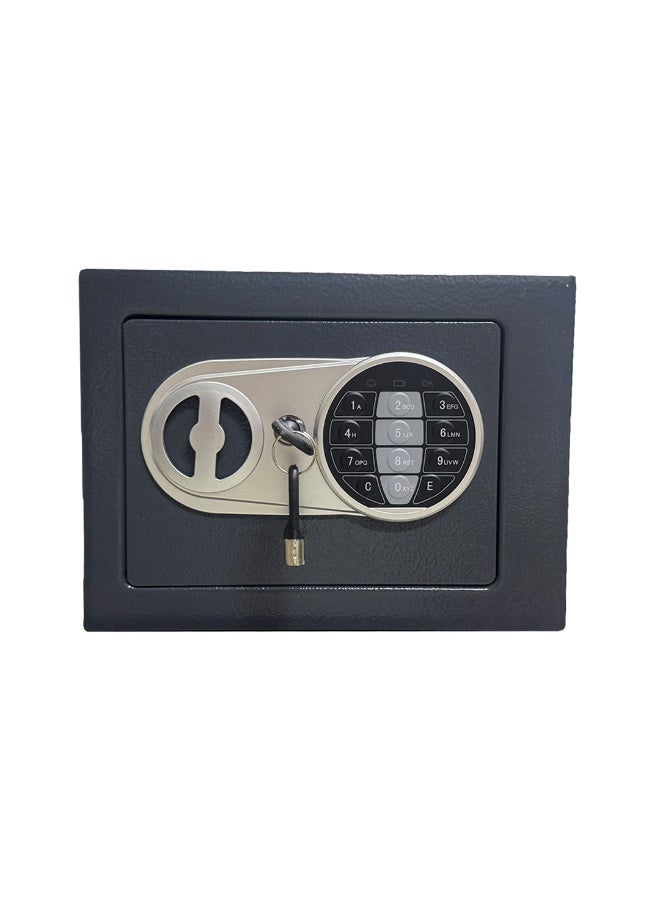 Luxury Fire-Resistant Digital Security Safe With Electronic Number Pad And Lock And Physical Key 17*17*23 cm 2.2 Kg - Image 3