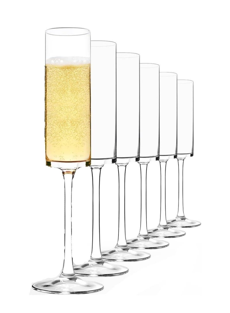Juice glasses for drinking, cocktails, iced coffee and soda, set of 6 pieces - Image 1