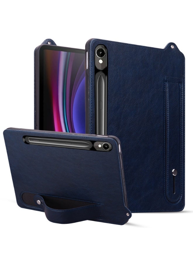 general Case Compatible with Samsung Galaxy Tab S10 FE 10.9 -inch (2025), Flexible TPU + PU Leather Shockproof Back Cover Shell with Grip Strap for Tab S10FE - Image 1