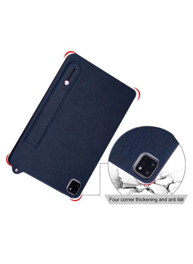 general Case Compatible with Samsung Galaxy Tab S10 FE 10.9 -inch (2025), Flexible TPU + PU Leather Shockproof Back Cover Shell with Grip Strap for Tab S10FE - Image 4