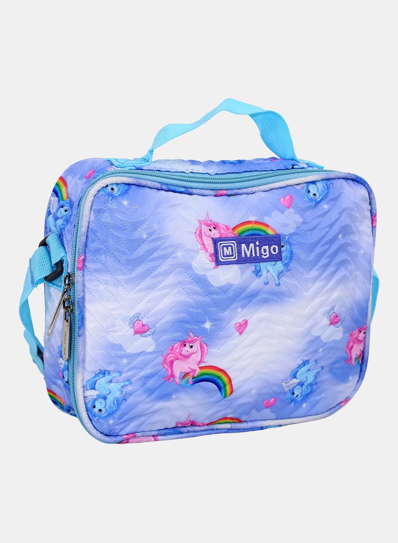 Migo Unicorn Lunch Bag – Baby Blue - Image 1