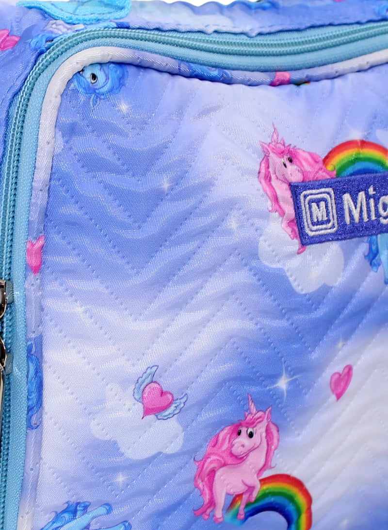 Migo Unicorn Lunch Bag – Baby Blue - Image 3