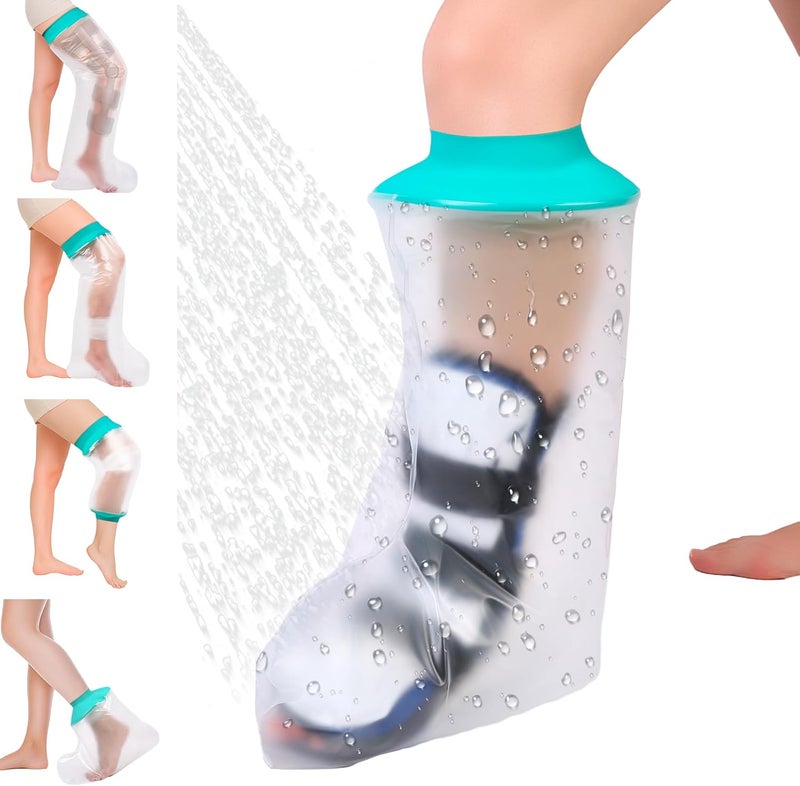 Waterproof Leg Cast Cover for Showering - Reusable Shower Sleeve for Leg After Surgery - Image 1